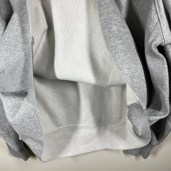 Champion Reverse Weave Boxy Anorak Hoodie Unisex 2XL Gray Oversized Quarter Zip - Picture 16 of 16